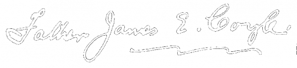 Father James E Coyle Signature